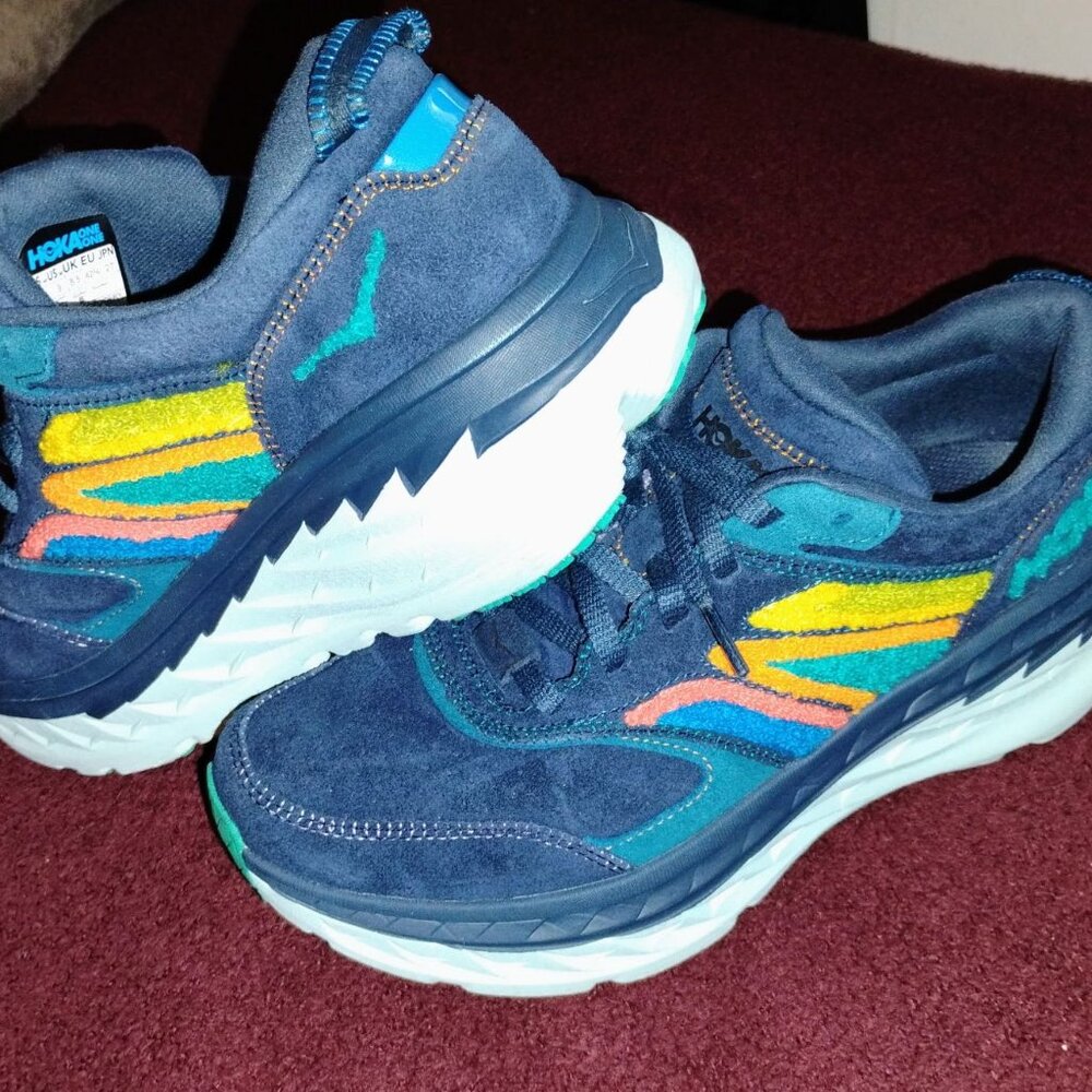 Hoka one one Bondi embroidered outer space athletic arch support bohoshoes